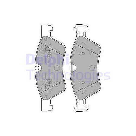 Jeu de quatre plaquettes de frein à disque DELPHI