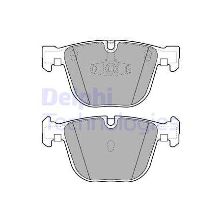 Jeu de quatre plaquettes de frein à disque DELPHI