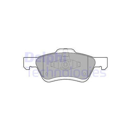 Jeu de quatre plaquettes de frein à disque DELPHI