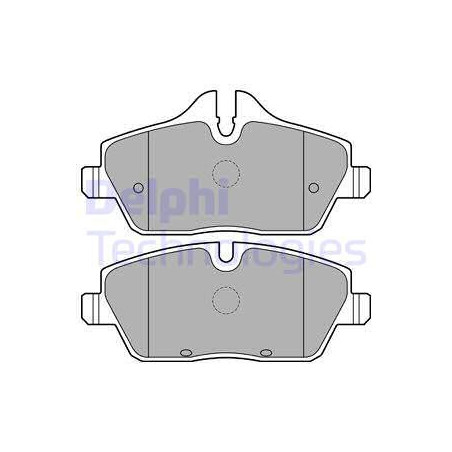 Jeu de quatre plaquettes de frein à disque DELPHI