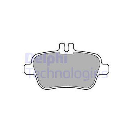 Jeu de quatre plaquettes de frein à disque DELPHI