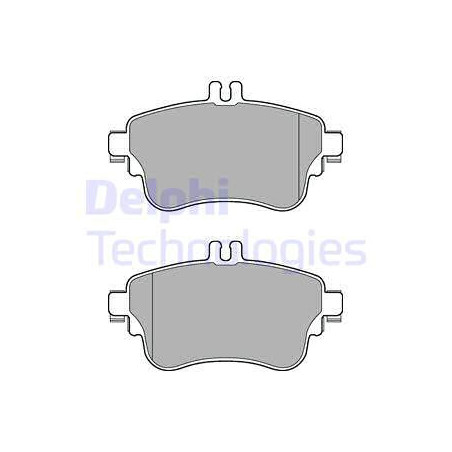 Jeu de quatre plaquettes de frein à disque DELPHI