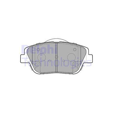 Jeu de quatre plaquettes de frein à disque DELPHI