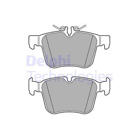 Jeu de quatre plaquettes de frein à disque DELPHI