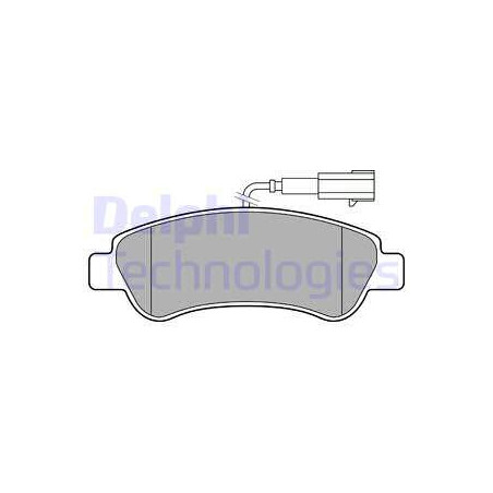 Jeu de quatre plaquettes de frein à disque DELPHI