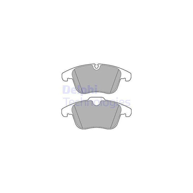Jeu de quatre plaquettes de frein à disque DELPHI