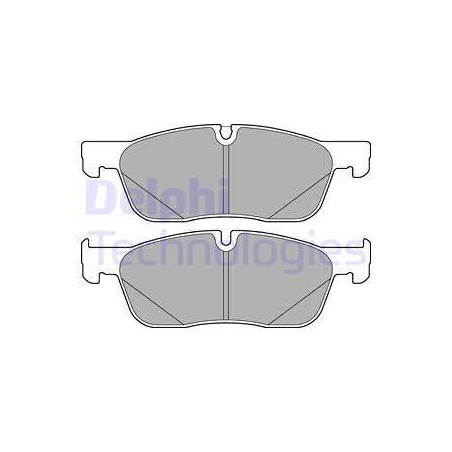 Jeu de quatre plaquettes de frein à disque DELPHI