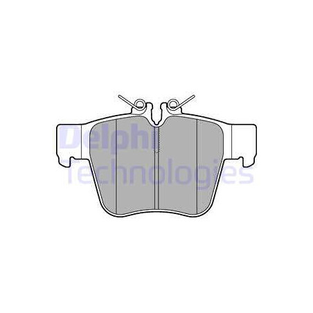 Jeu de quatre plaquettes de frein à disque DELPHI