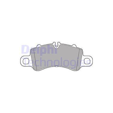 Jeu de quatre plaquettes de frein à disque DELPHI