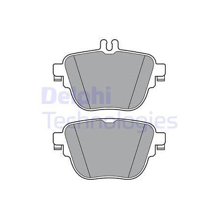 Jeu de quatre plaquettes de frein à disque DELPHI