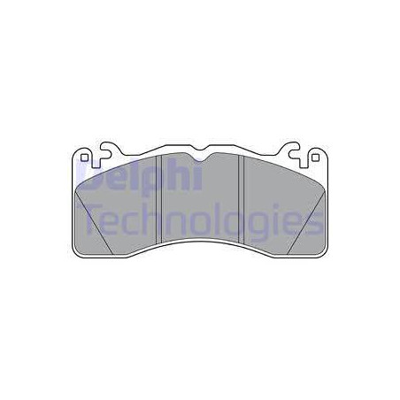 Jeu de quatre plaquettes de frein à disque DELPHI