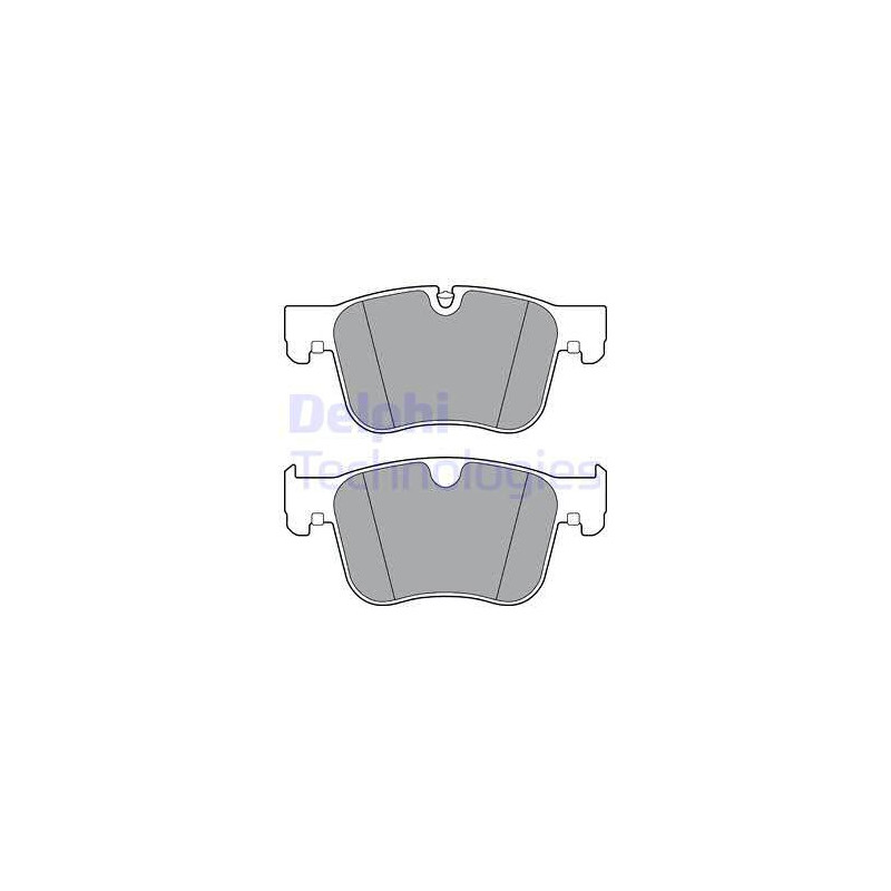 Jeu de quatre plaquettes de frein à disque DELPHI