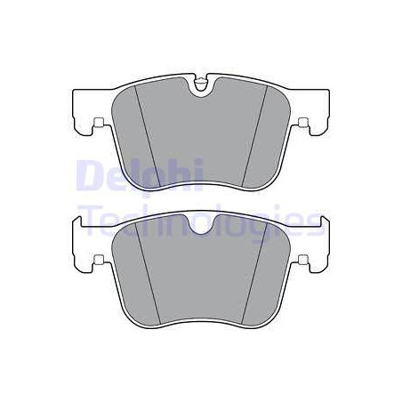 Jeu de quatre plaquettes de frein à disque DELPHI