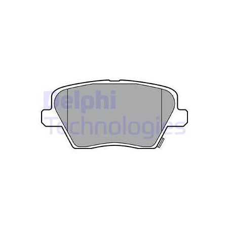 Jeu de quatre plaquettes de frein à disque DELPHI