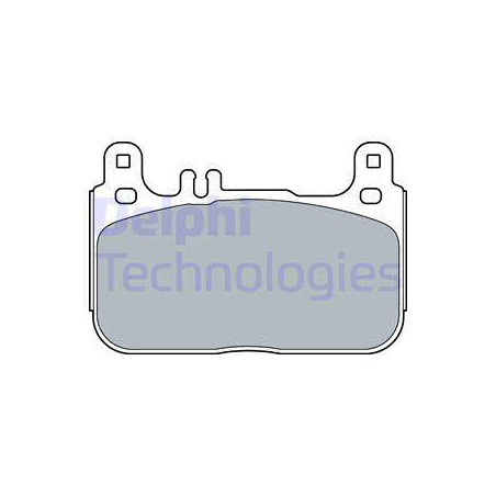 Jeu de quatre plaquettes de frein à disque DELPHI