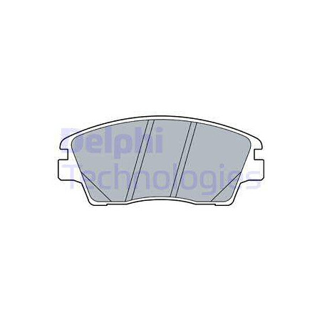 Jeu de quatre plaquettes de frein à disque DELPHI