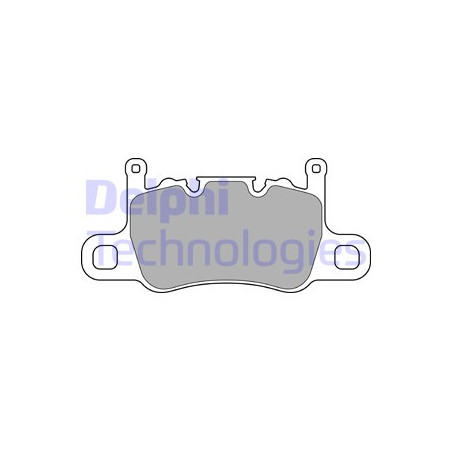 Jeu de quatre plaquettes de frein à disque DELPHI