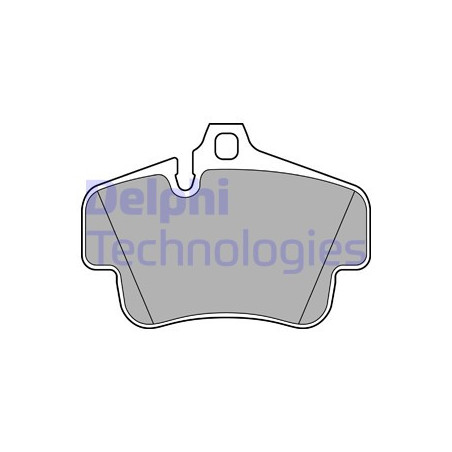 Jeu de quatre plaquettes de frein à disque DELPHI