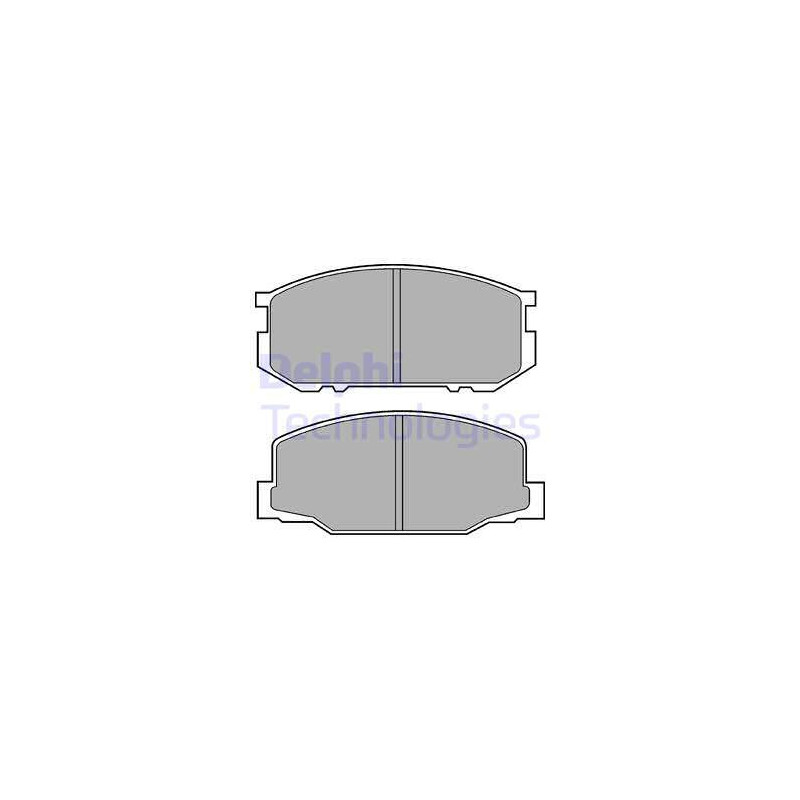 Jeu de quatre plaquettes de frein à disque DELPHI