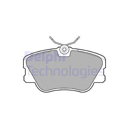 Jeu de quatre plaquettes de frein à disque DELPHI