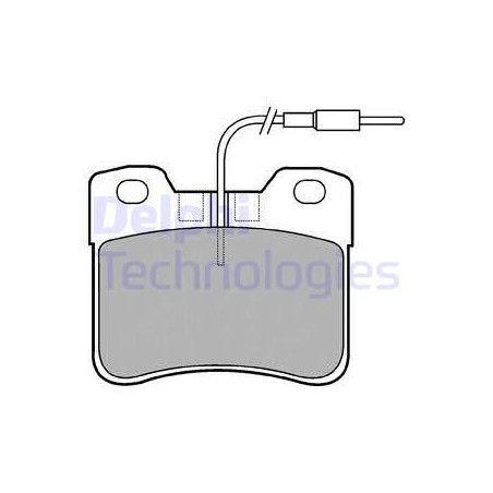 Jeu de quatre plaquettes de frein à disque DELPHI