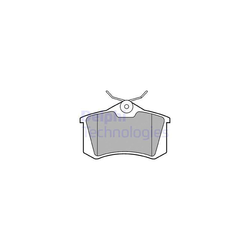 Jeu de quatre plaquettes de frein à disque DELPHI
