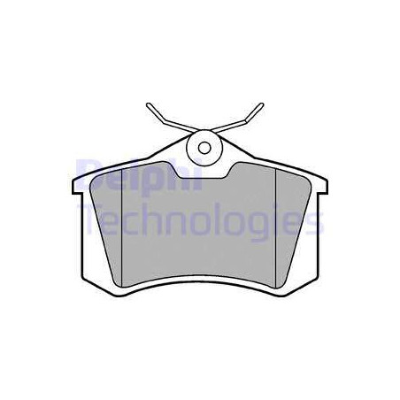 Jeu de quatre plaquettes de frein à disque DELPHI