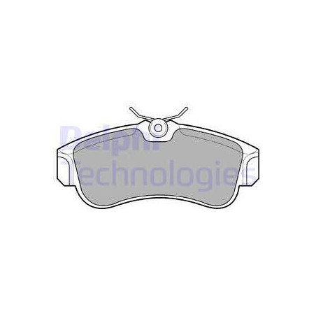 Jeu de quatre plaquettes de frein à disque DELPHI