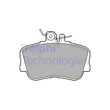 Jeu de quatre plaquettes de frein à disque DELPHI
