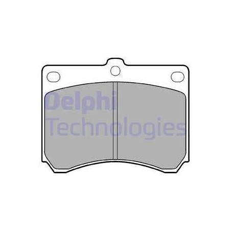 Jeu de quatre plaquettes de frein à disque DELPHI