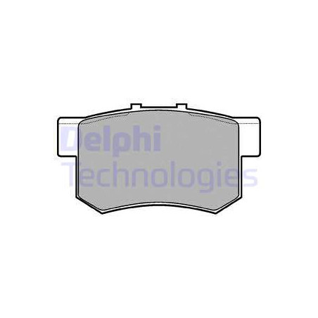 Jeu de quatre plaquettes de frein à disque DELPHI
