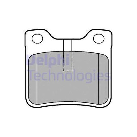 Jeu de quatre plaquettes de frein à disque DELPHI