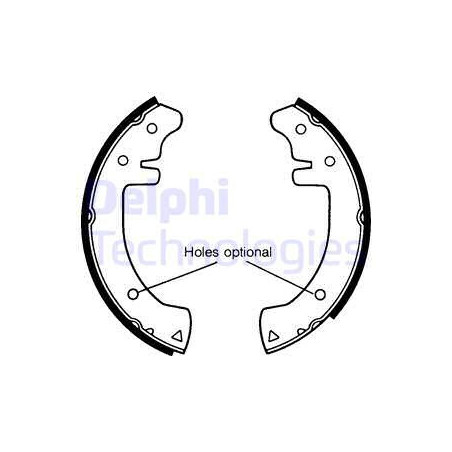 Jeu de mâchoires de frein...