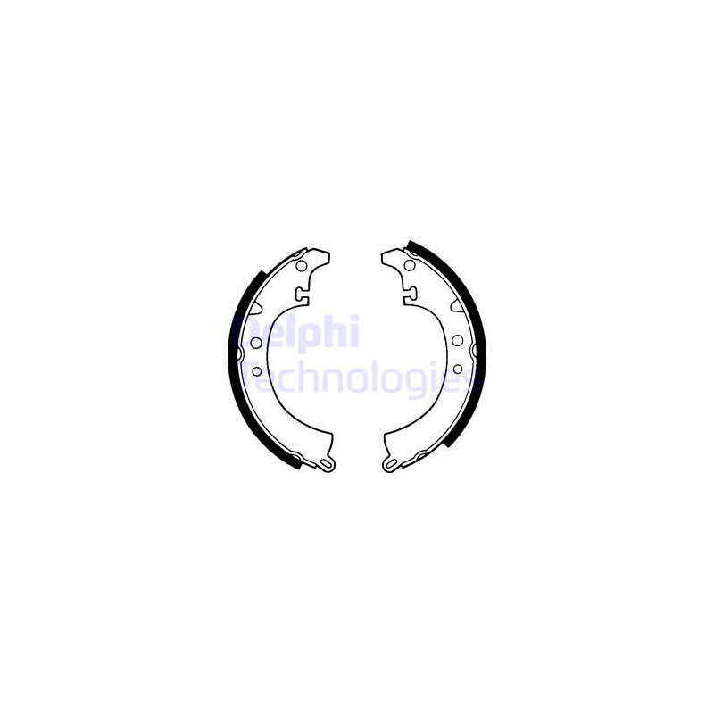 Jeu de mâchoires de frein DELPHI