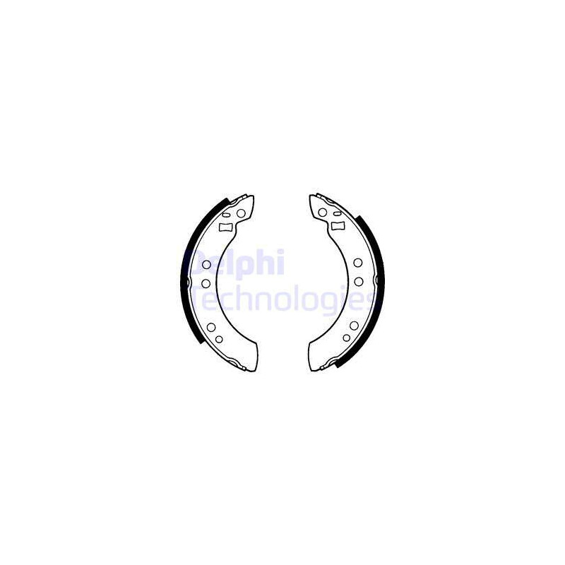 Jeu de mâchoires de frein DELPHI
