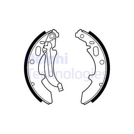 Jeu de mâchoires de frein...