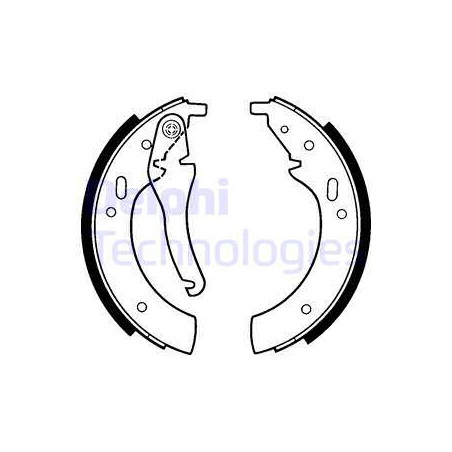 Jeu de mâchoires de frein...