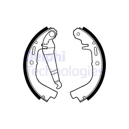 Jeu de mâchoires de frein...