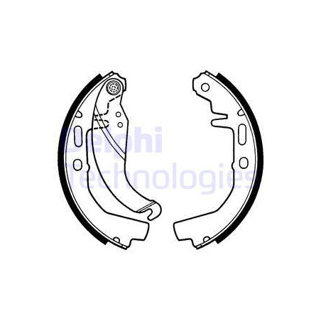 Jeu de mâchoires de frein...