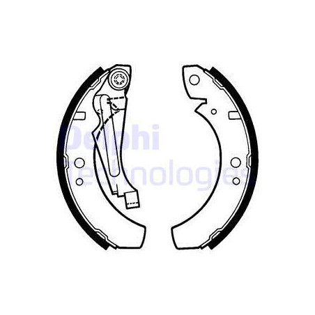 Jeu de mâchoires de frein...