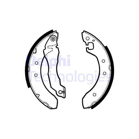 Jeu de mâchoires de frein...