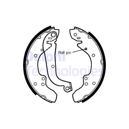 Jeu de mâchoires de frein...