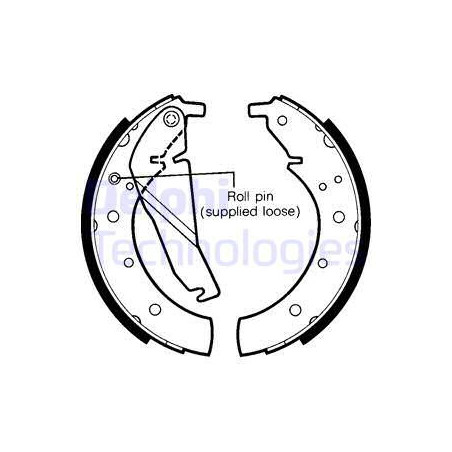 Jeu de mâchoires de frein...