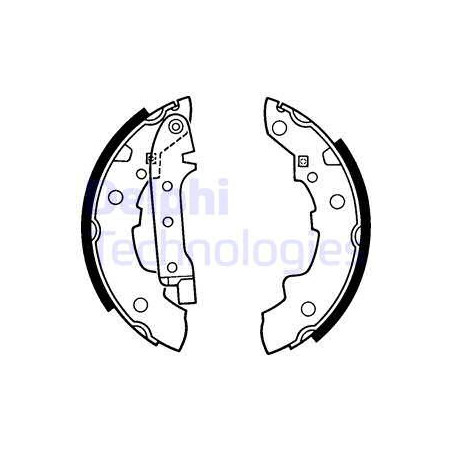 Jeu de mâchoires de frein...