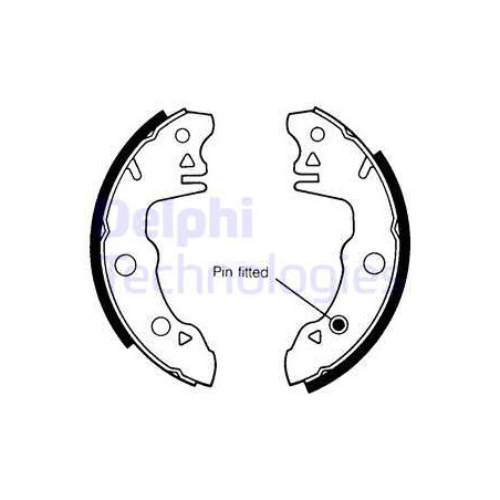 Jeu de mâchoires de frein...