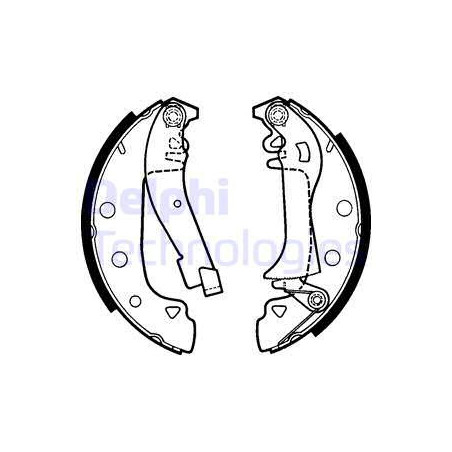 Jeu de mâchoires de frein...