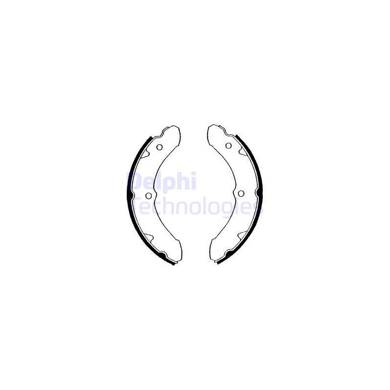 Jeu de mâchoires de frein DELPHI