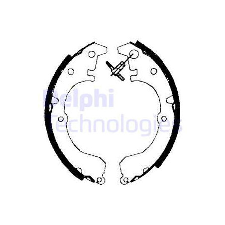 Jeu de mâchoires de frein...