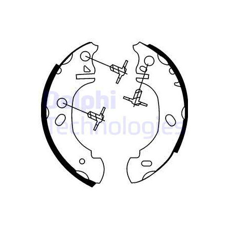 Jeu de mâchoires de frein...