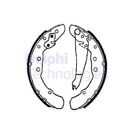 Jeu de mâchoires de frein...